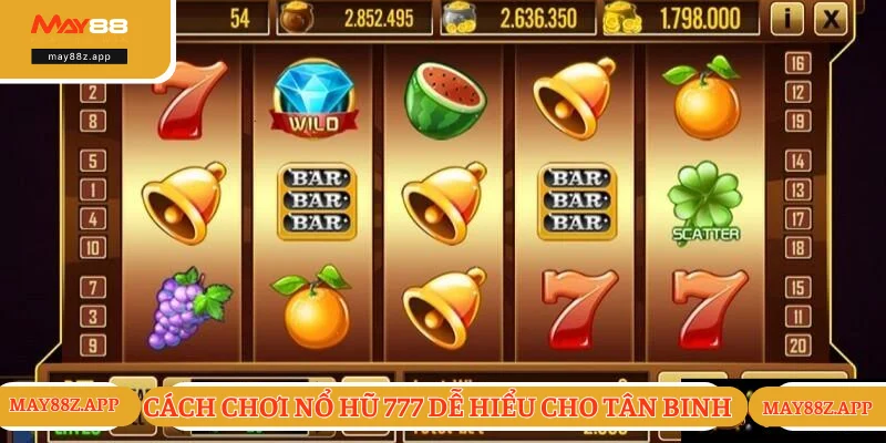 Nổ Hũ 777 - Tận Hưởng Quay Slot Trúng Jackpot Tiền Tỷ 3 Cách chơi nổ hũ dễ dàng cho tân binh